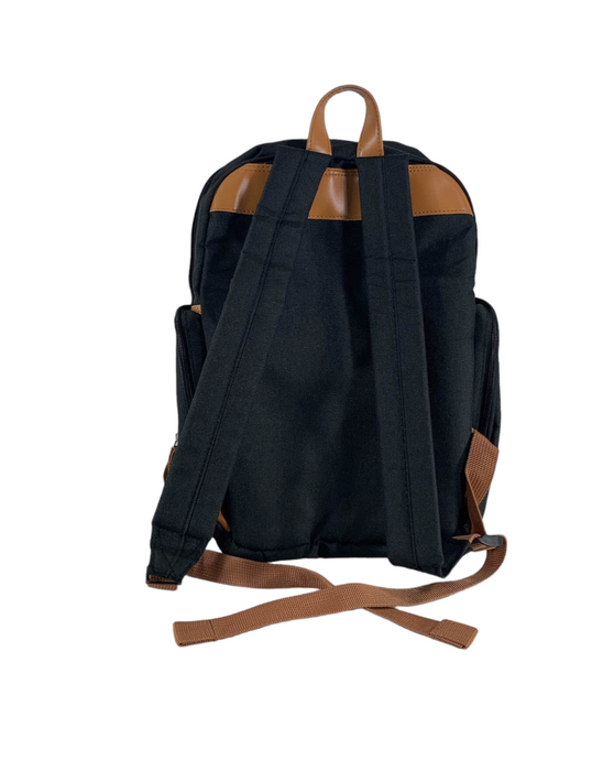Parker Baby Co. Birch Bag Mini Diaper Backpack, Black