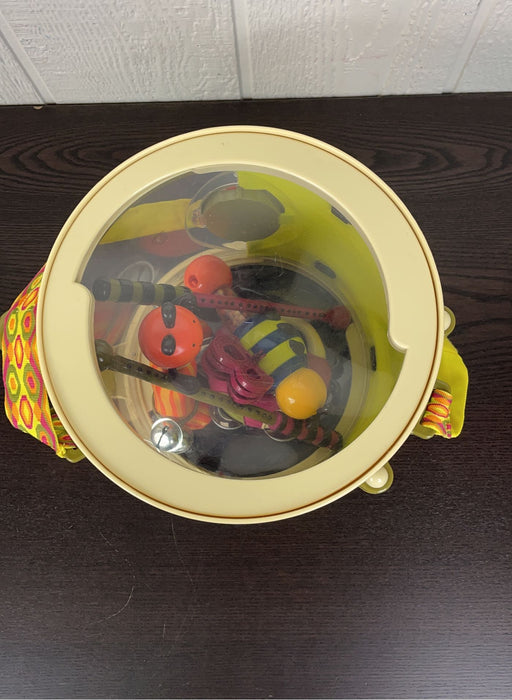 secondhand B. toys Bee Bop Band Play & Learn Drum and Instruments