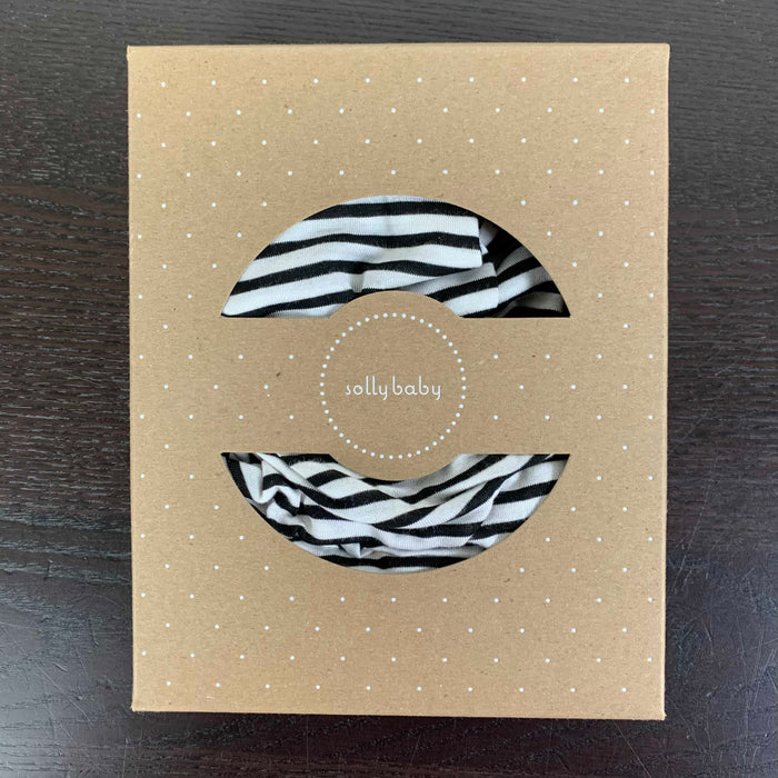 Shop Solly Baby Wrap, Black and White Stripes at Goodbuygears