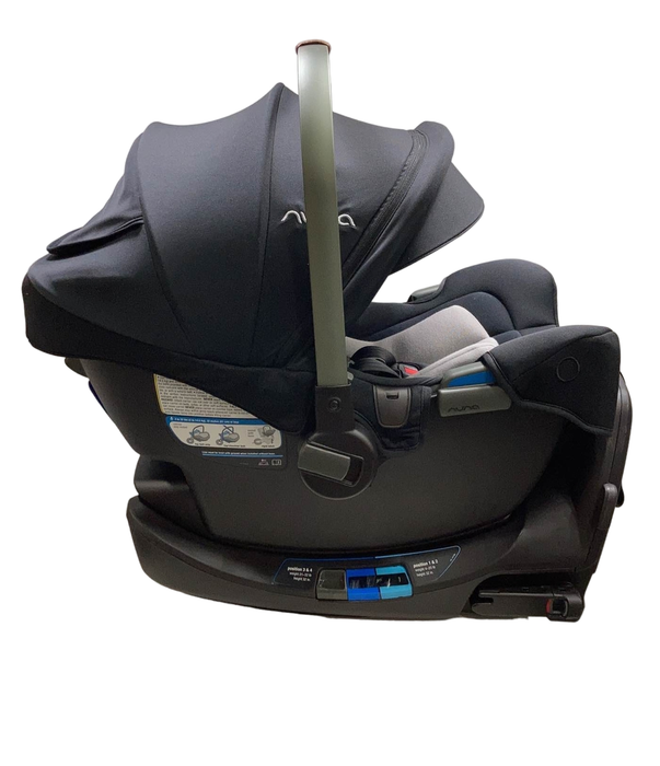 Shop Nuna PIPA rx Infant Car Seat with RELX Base, 2023, Caviar at Goodbuygears