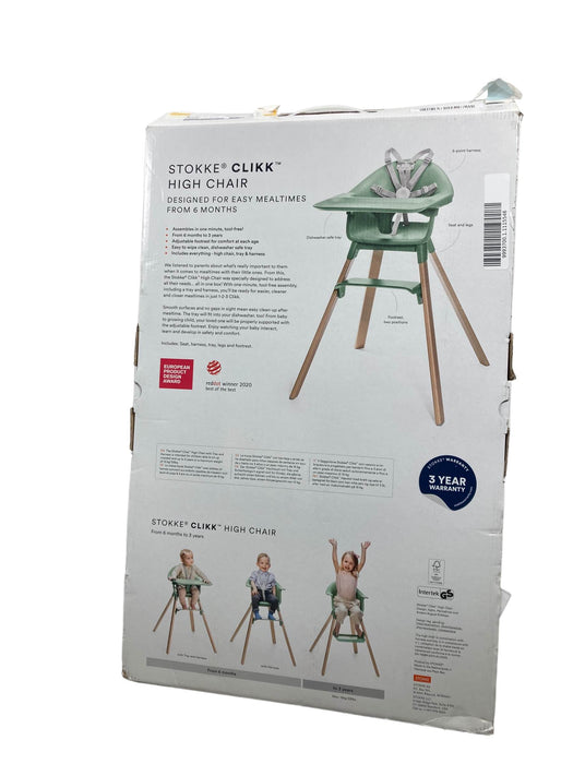 Shop Stokke Clikk High Chair, Fjord Blue at Goodbuygears