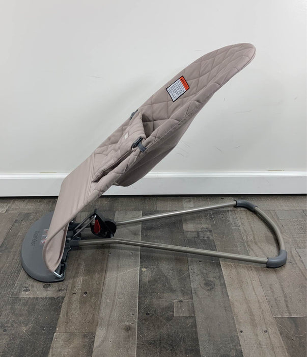 Shop BabyBjorn Bouncer Bliss, Sand Gray Cotton Classic Quilt at Goodbuygears