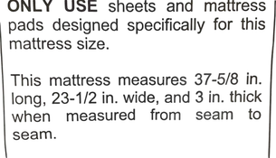 Shop Babyletto Pure Core Mini Crib Mattress With Hybrid Waterproof Cover at Goodbuygears