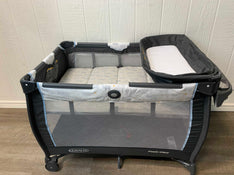 used Graco Anywhere Dreamer Playard With Bassinet, Hattie