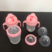 used BUNDLE Sippy Cups, Comotomo Weighted Straw Sippy Cup Conversion Kit