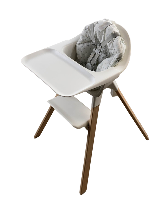 Shop Stokke Clikk High Chair, White at Goodbuygears