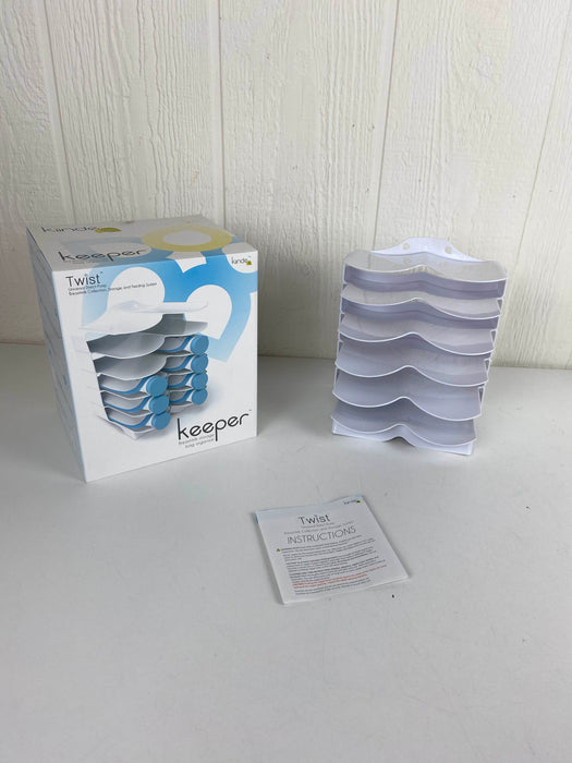 used Kiinde Keeper Breast Milk Storage Organizer