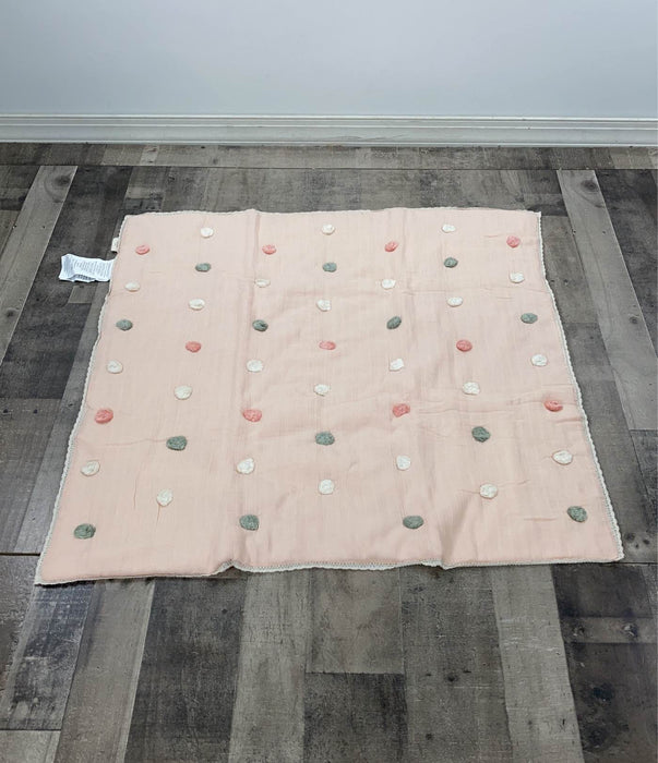Shop Crane Baby Quilted Blanket, Parker Pom Pom Pink at Goodbuygears