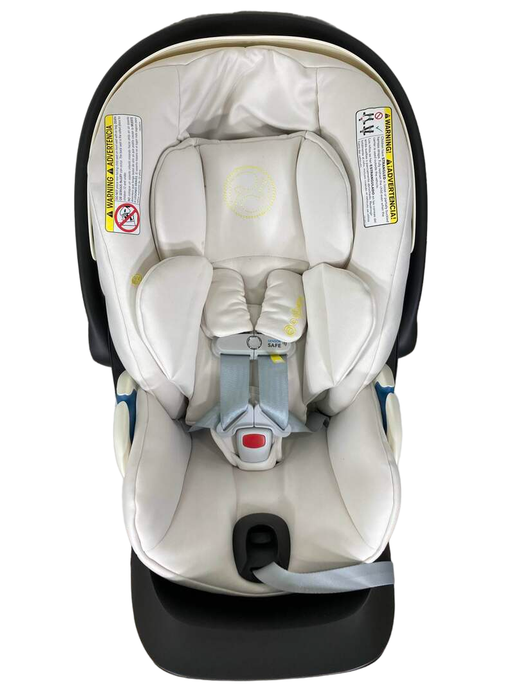 Shop Cybex Cloud G Lux with SensorSafe, 2023, Seashell Beige at Goodbuygears