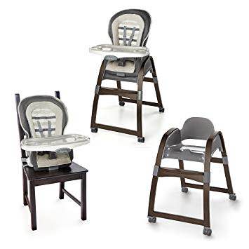 Ingenuity Trio 3-n-1 Wood High Chair, Tristan