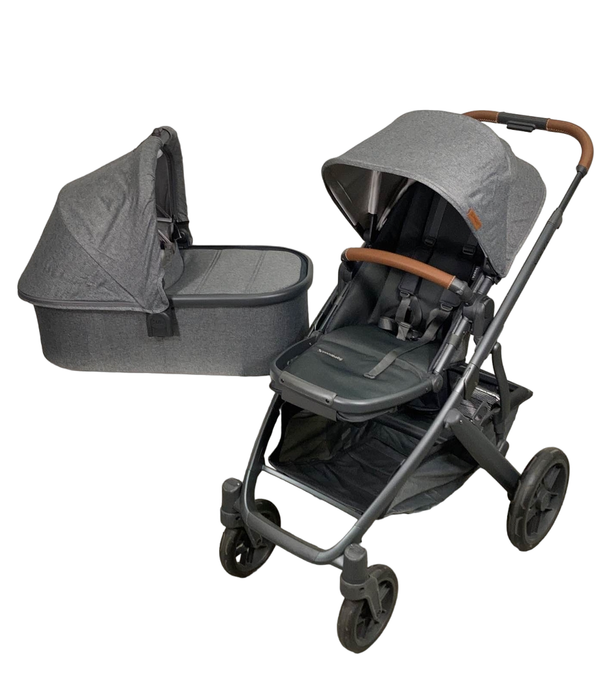Shop UPPAbaby VISTA V2 Stroller, 2022, Greyson (Charcoal Melange) at Goodbuygears