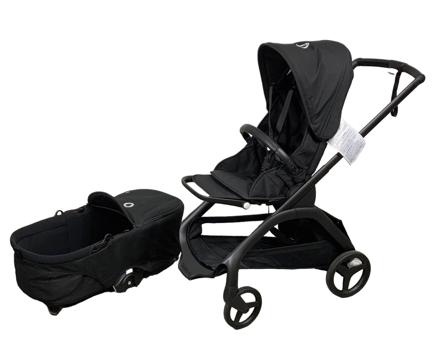 Shop Bugaboo Dragonfly Bassinet and Seat Stroller, Midnight Black, Midnight Black, Black, 2023 at Goodbuygears