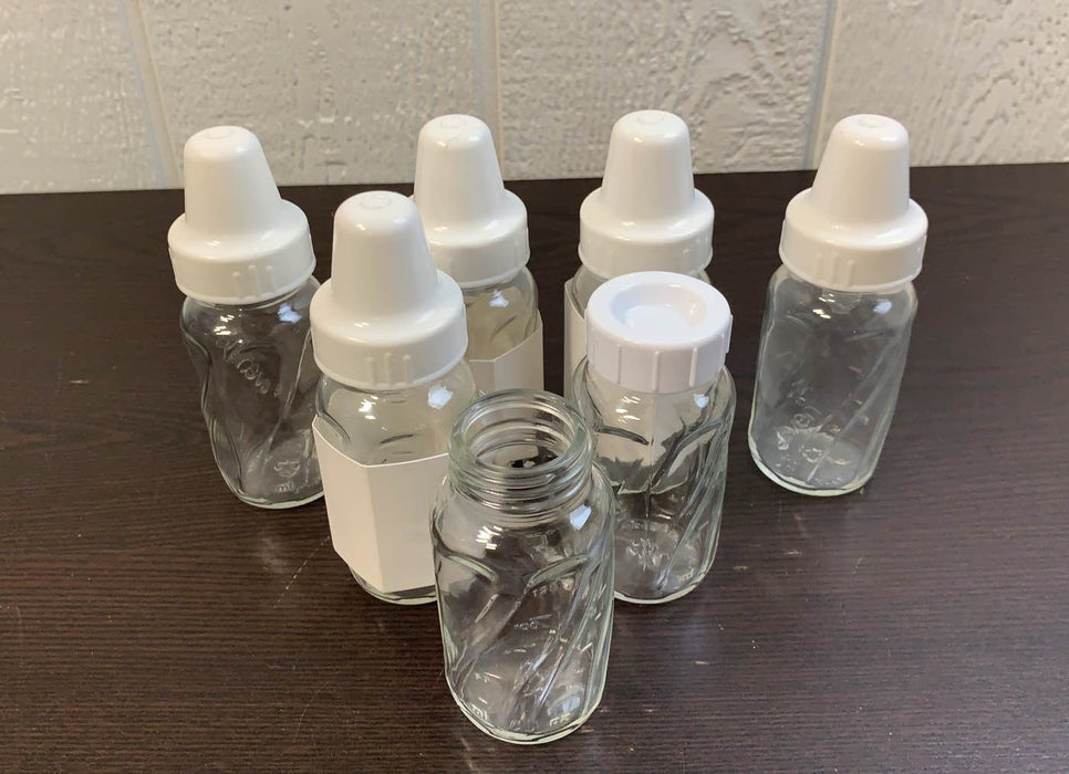 used Evenflo Glass Baby Bottles - 4oz