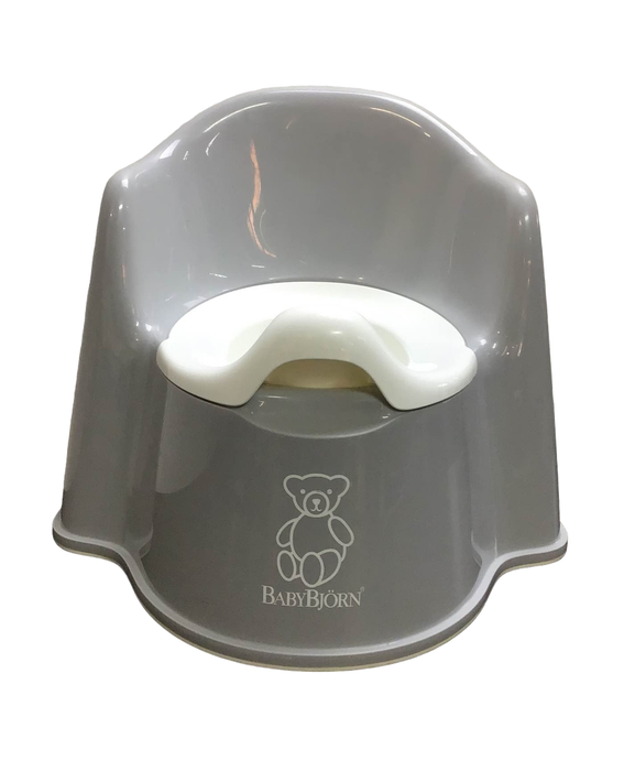 used BabyBjorn Potty Chair, Gray/White