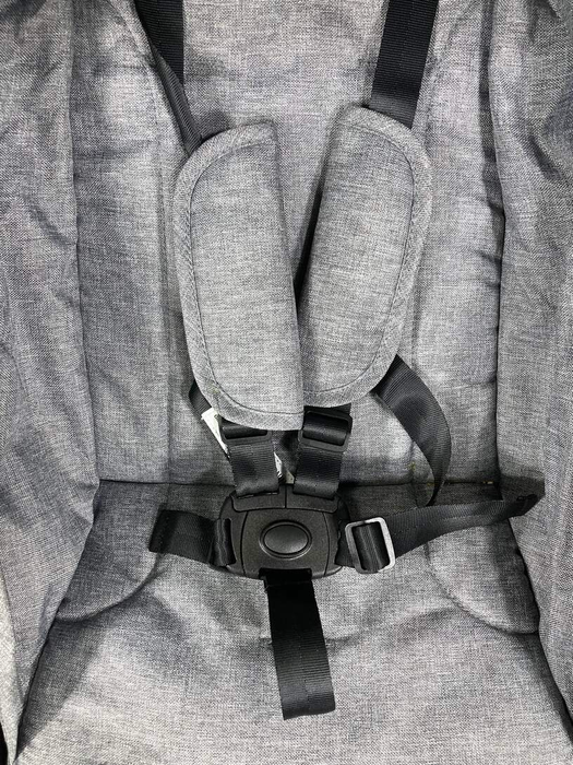 Mompush Lithe Double Stroller, 2022, Grey