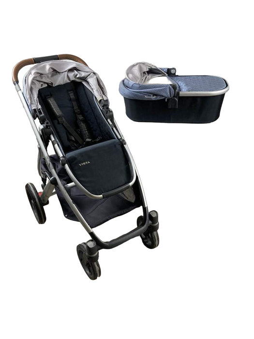 Shop UPPAbaby VISTA Stroller, Gregory (Blue Melange), 2017 at Goodbuygears