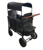used Wonderfold W2 Luxe Multifunctional Double Stroller Wagon, 2021, Volcanic Black
