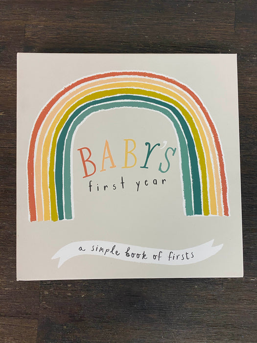 used Lucy Darling Baby’s First Year Little Rainbow Memory Book
