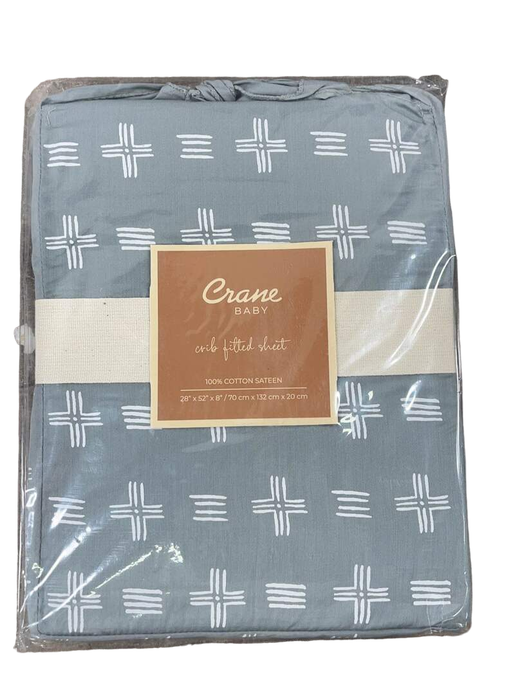 Shop Crane Baby Crib Fitted Sheet, Ezra River Dash at Goodbuygears
