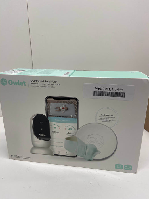 secondhand Owlet Smart Sock Monitor Duo, Hidden need to test