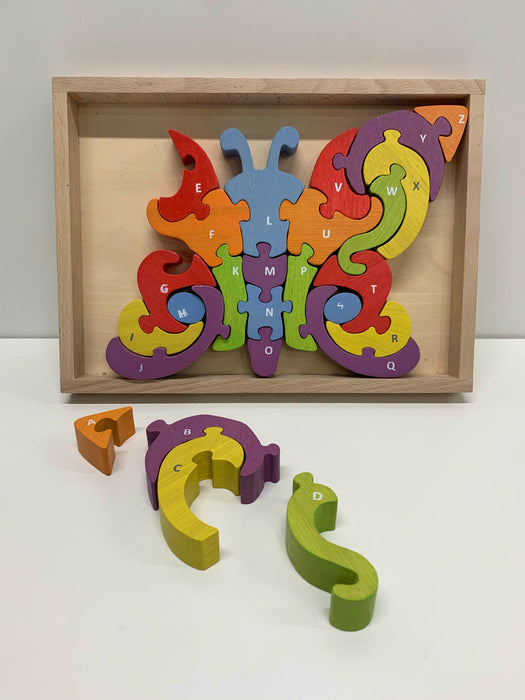secondhand Begin Again Butterfly A to Z Puzzle