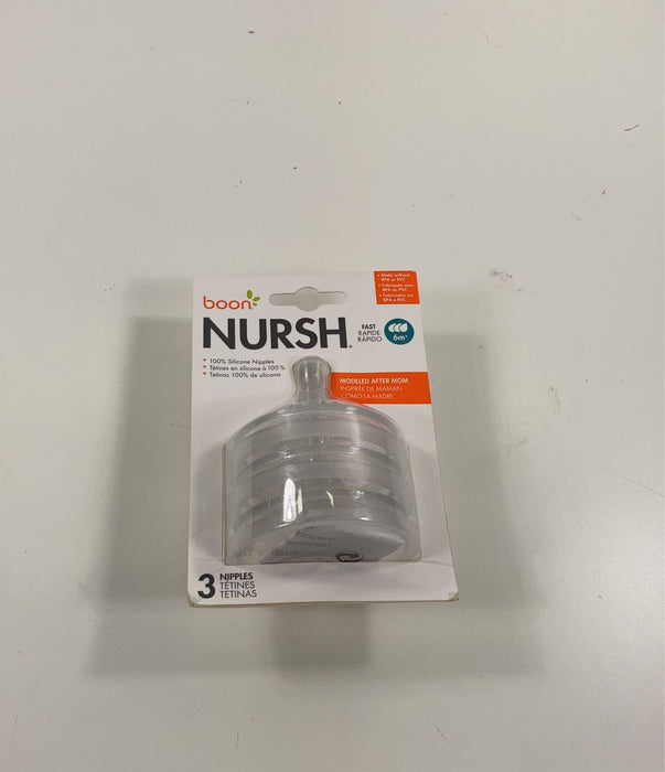 secondhand Boon Nursh Nipples, 3 Pack