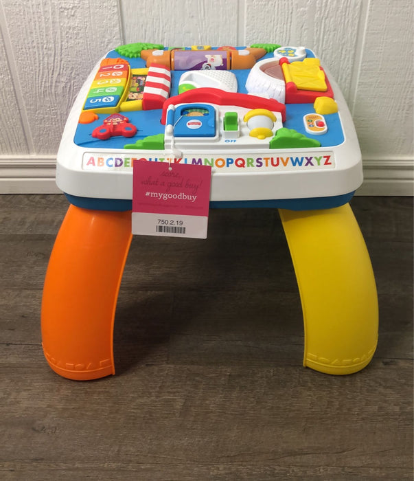 used Fisher Price Brilliant Basics Musical Pop-tivity Table