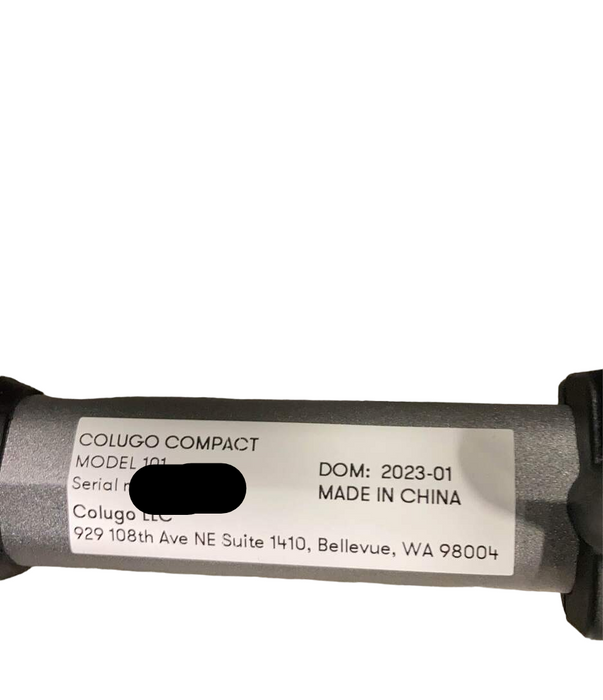 Shop Colugo Compact Stroller, 2023, Black at Goodbuygears