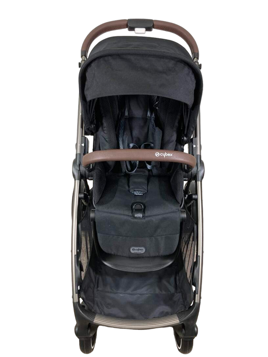 Shop Cybex Gazelle S Modular Stroller, 2023, Taupe Frame, Moon Black at Goodbuygears
