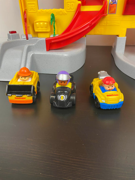 secondhand Fisher Price Little People Wheelies Stand n Play Raceway