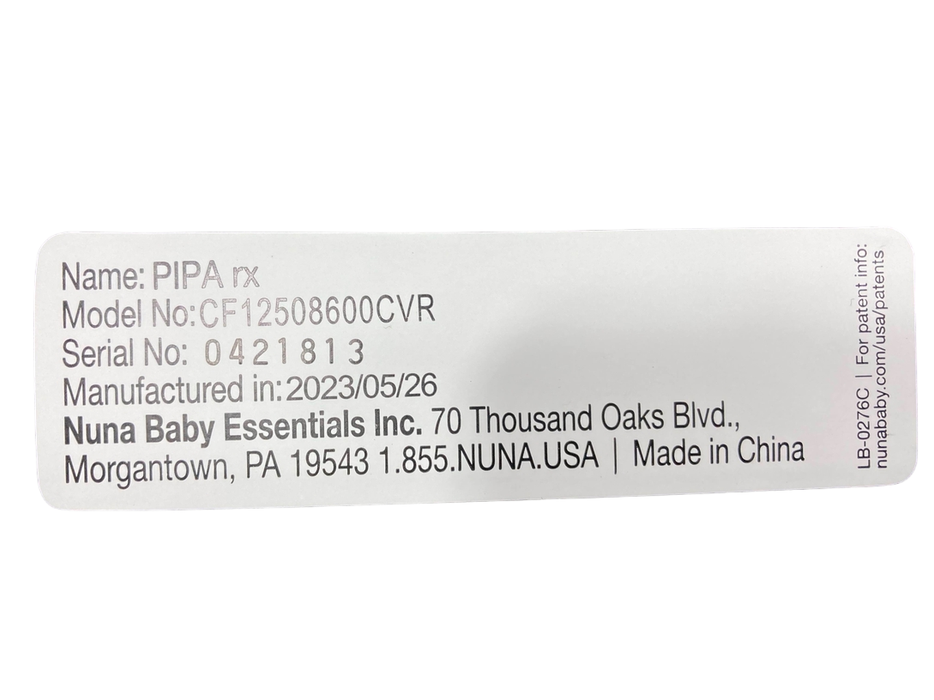 Shop Nuna PIPA rx Infant Car Seat, 2023, Caviar at Goodbuygears