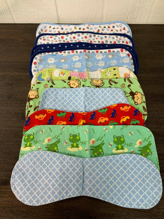 used BUNDLE Burp Cloths