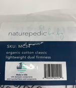 Shop Naturepedic Organic Lightweight Classic Crib 2-Stage Natural Mattress at Goodbuygears