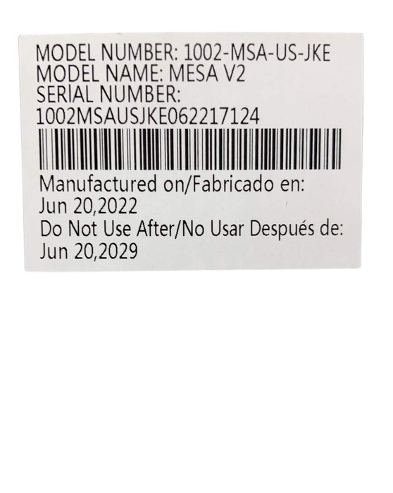 Shop UPPAbaby MESA V2 Infant Car Seat, 2022, Jake (Black) at Goodbuygears