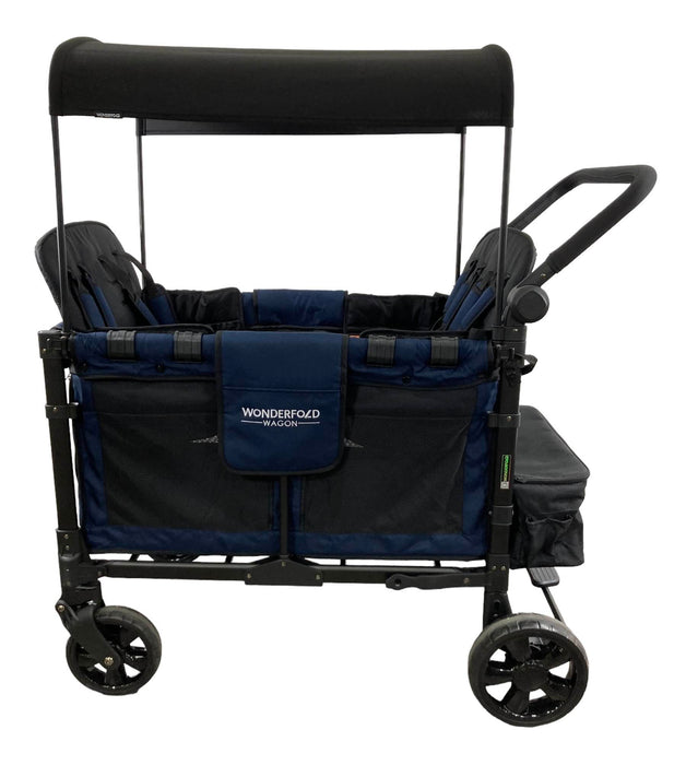 Shop Wonderfold W4 Elite Stroller Wagon, Noble Navy, 2022 at Goodbuygears