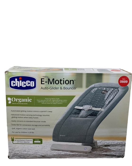 Shop Chicco E-Motion Auto-Glider And Bouncer, Grey at Goodbuygears
