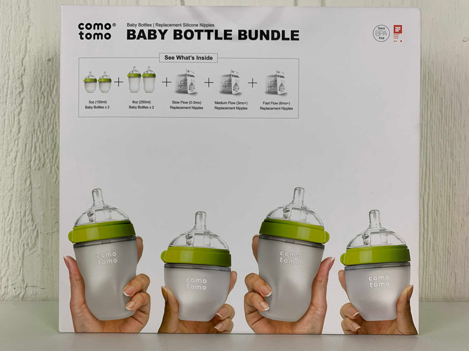 used Comotomo Baby Bottle Bundle