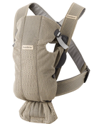 Shop BabyBjorn Baby Carrier Mini, Gray Beige 3D Mesh at Goodbuygears