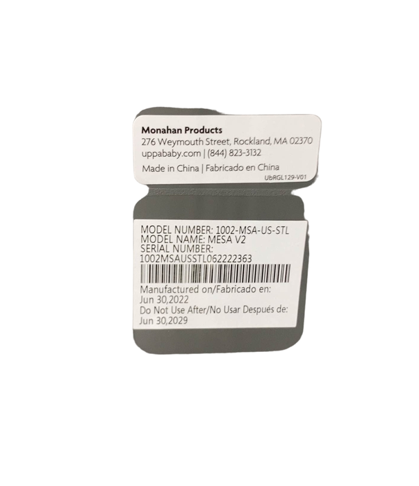 Shop UPPAbaby MESA V2 Infant Car Seat, 2022, Stella (Grey Melange) at Goodbuygears