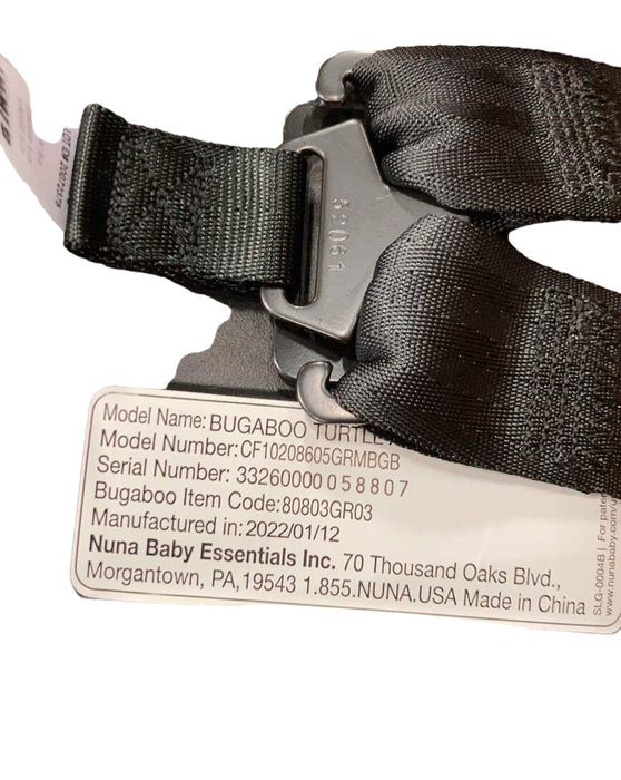 Shop Bugaboo Turtle Air By Nuna Car Seat, Grey Melange, 2022 at Goodbuygears