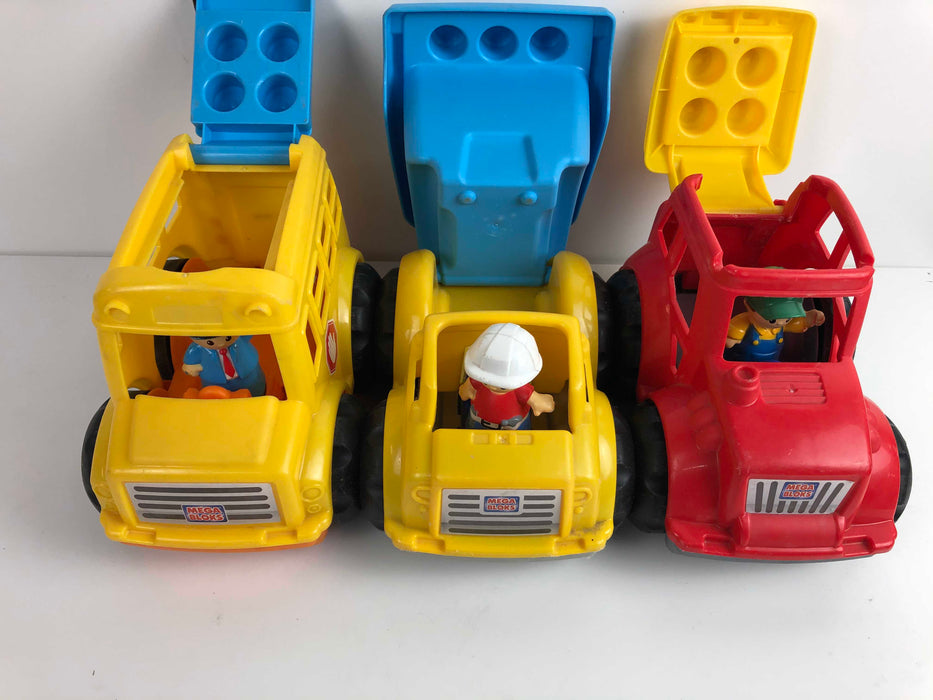 Shop Mega Bloks Set of 3 First Builder Vehicles at Goodbuygears