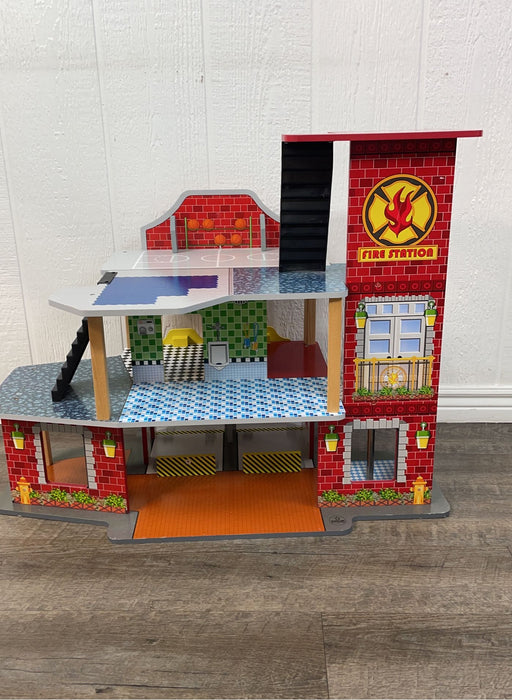 secondhand KidKraft Deluxe Fire Rescue Set