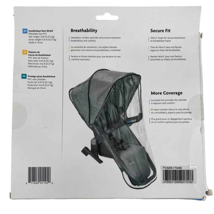 Shop UPPAbaby Rain Shield For Vista & Vista V2 RumbleSeat at Goodbuygears