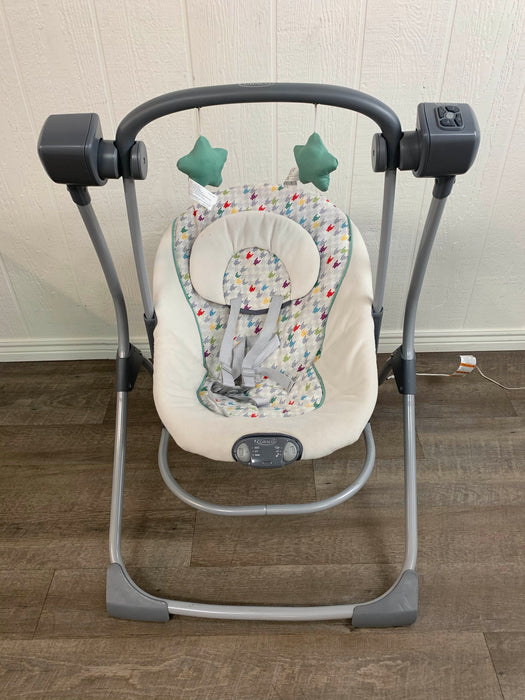 secondhand Graco Cozy Duet Swing And Rocker