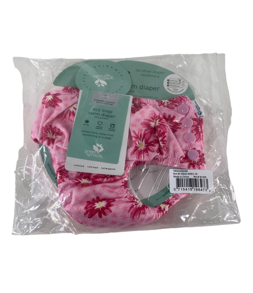 Shop Green Sprouts Swim Diaper, 6 Months, Pink Chilenito Cactus Flower at Goodbuygears