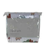 used Little Unicorn Cotton Muslin Quilt, Farmyard