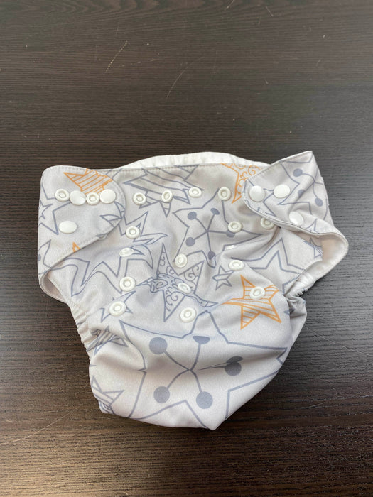 used Alva Baby One Size Adjustable Cloth Diapers