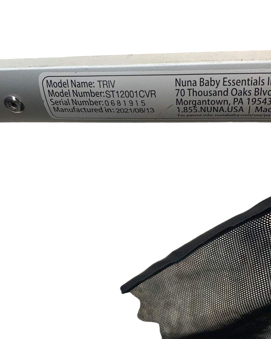 Shop Nuna TRIV Stroller, 2021, Caviar at Goodbuygears