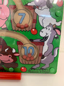 secondhand Melissa & Doug Magnetic Wand Number Maze