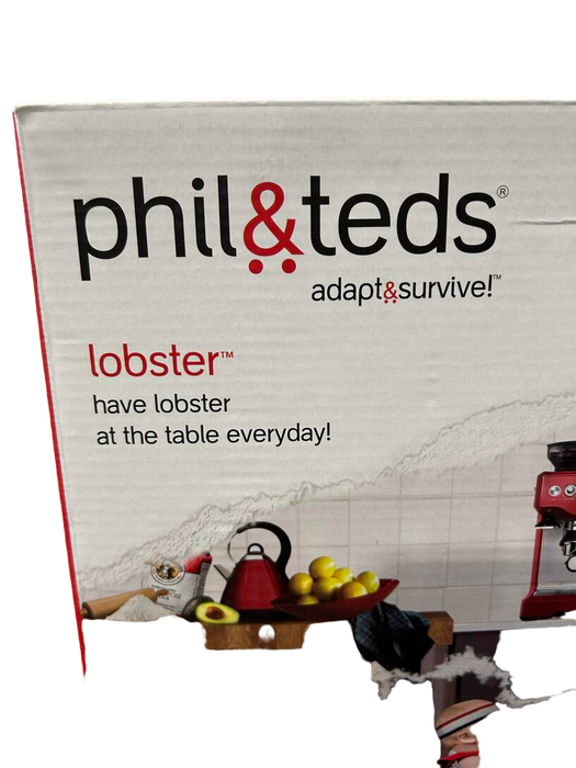 Shop Phil & Teds Lobster Hook On High Chair, Red at Goodbuygears
